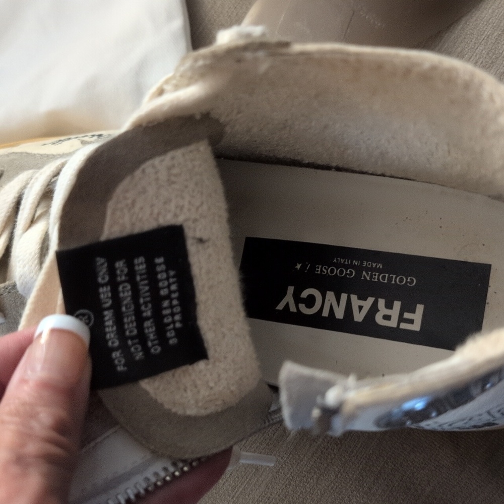 Golden GooseFrancy Journey-print high-top sneakers - Picture 8 of 9